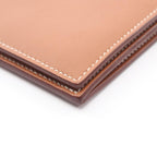 Hermes Bifold Wallet Citizen Twill Long Silk in Gold Leather — view 8