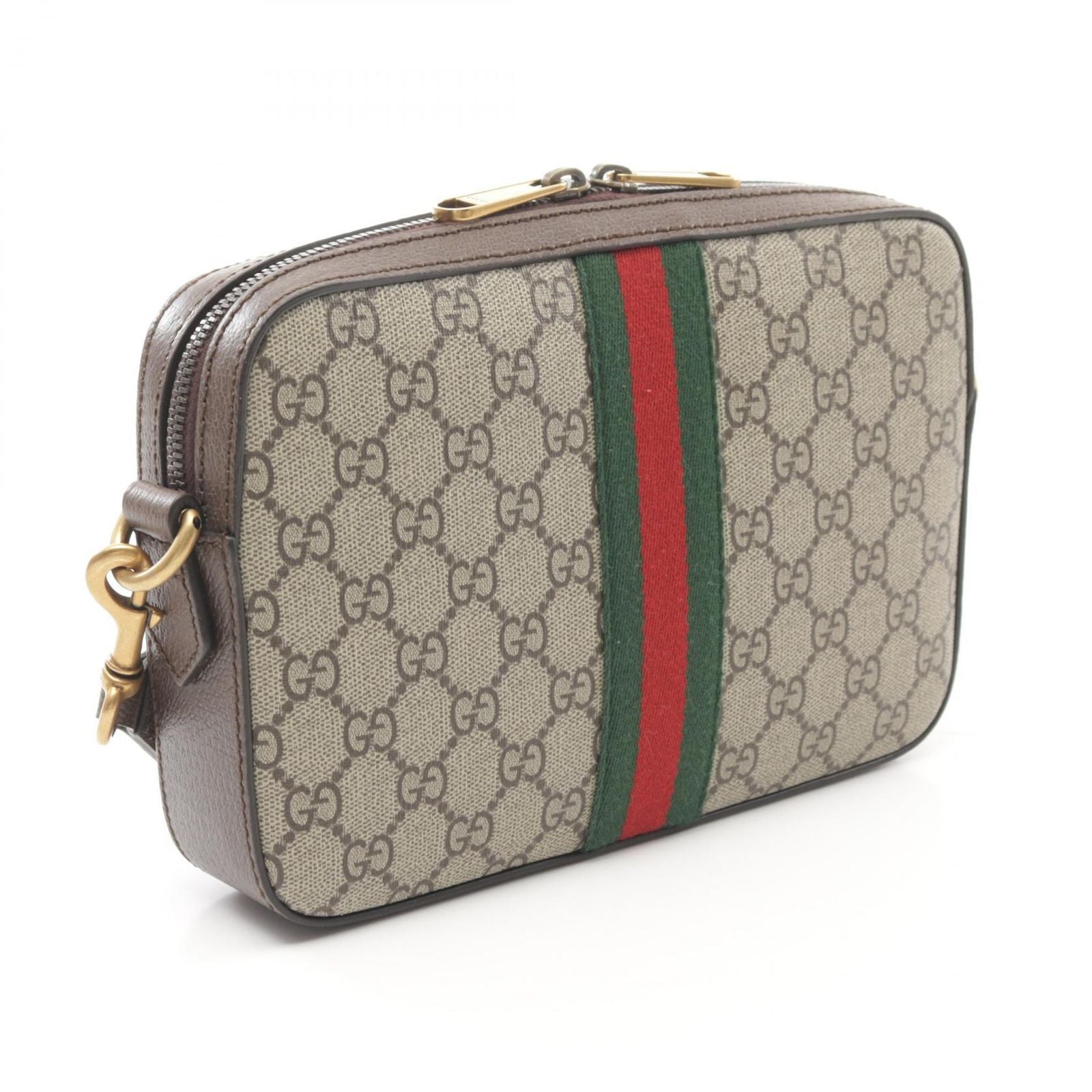 Gucci Shoulder Bag GG Supreme Sherry Line Canvas Leather — view 2