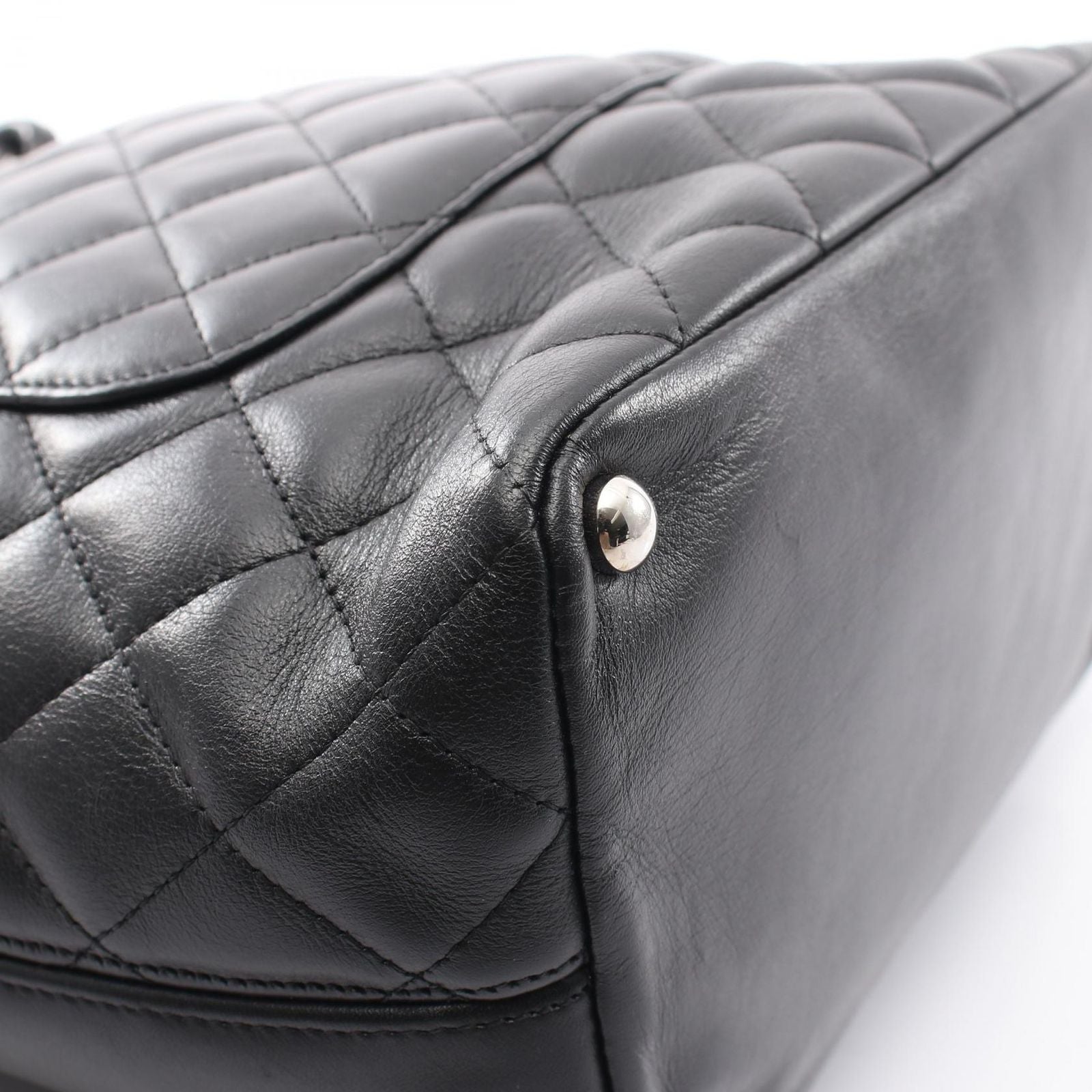 Chanel Tote Cambon Line Black Leather — view 7