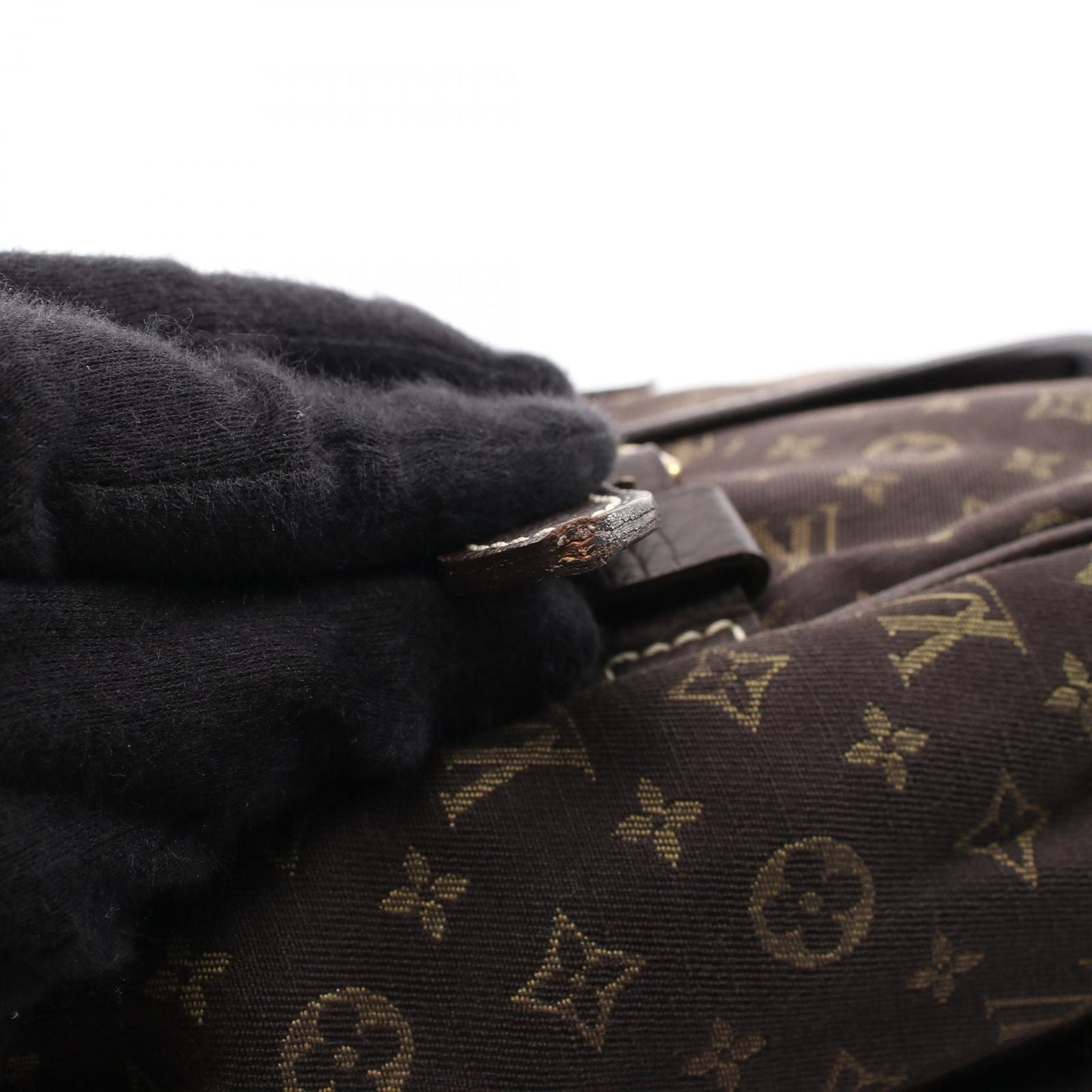 Louis Vuitton Shoulder Bag Saumur Ebene Canvas Leather 30 — view 8