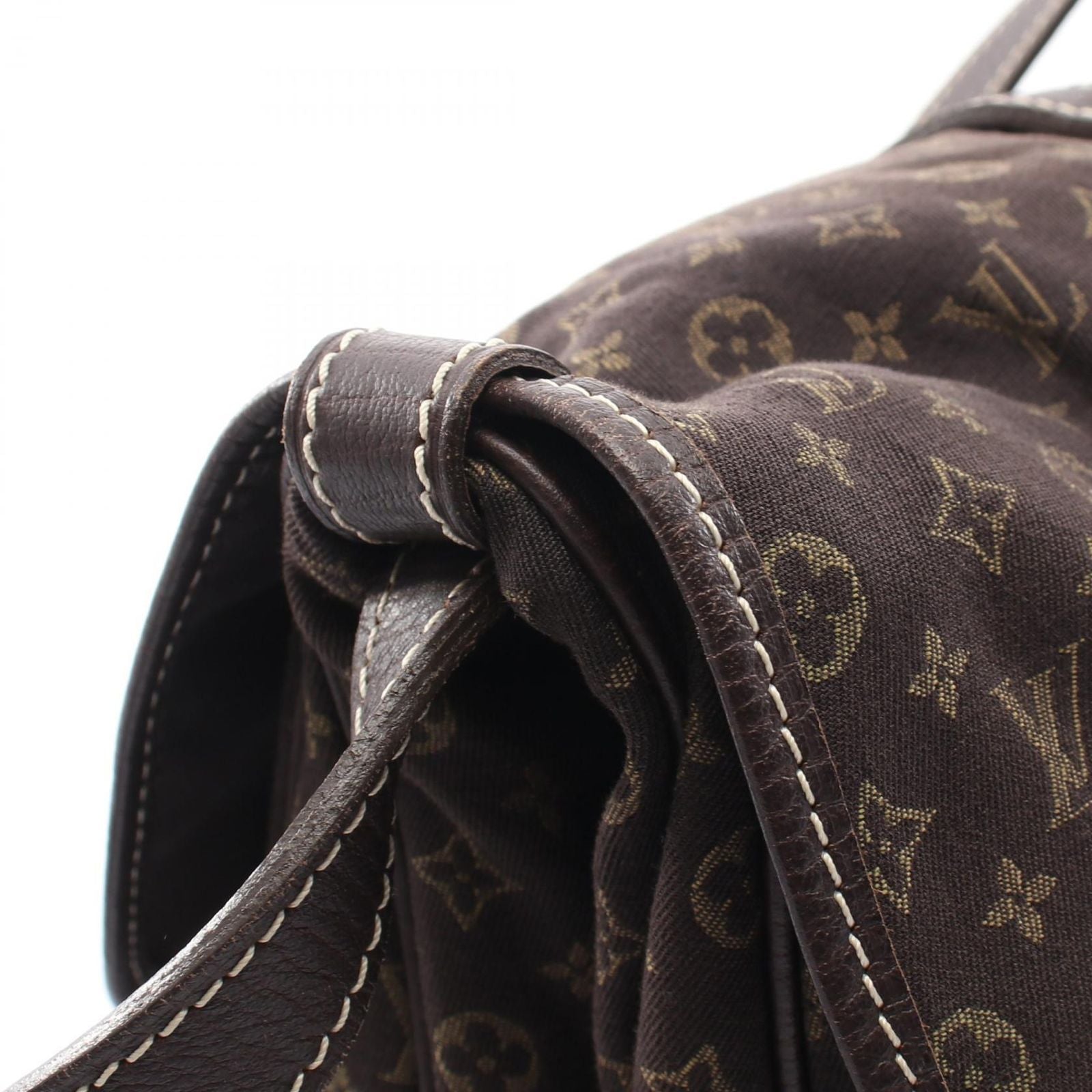 Louis Vuitton Shoulder Bag Saumur Ebene Canvas Leather 30 — view 7