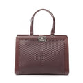 Chanel Tote Boy Stitch Wine Lambskin Shopping