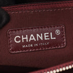 Chanel Tote Boy Stitch Wine Lambskin Shopping — view 4