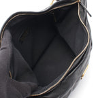 Chanel Shoulder Bag Quilted Hobo Black Lambskin — view 3