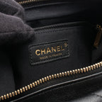 Chanel Shoulder Bag Quilted Hobo Black Lambskin — view 4
