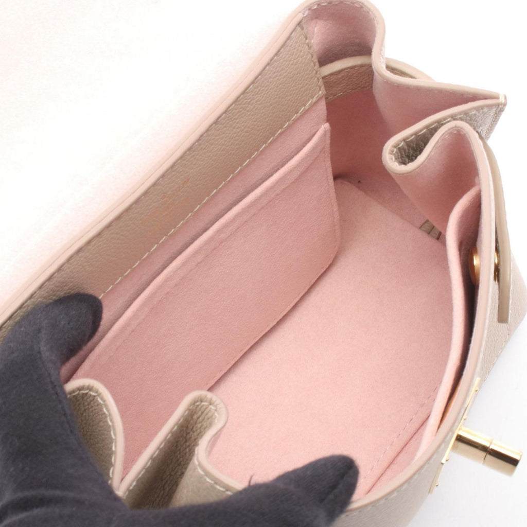 Louis Vuitton Handbag Lockme Mini Gray 2-Way Leather — view 3