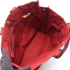 Hermes Tote Fourre Tout MM Red Canvas — view 3