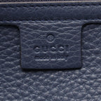 Gucci Tote Blue Leather — view 4