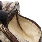 Gucci Waist Bag Ophidia GG Supreme Beige Dark Brown Canvas Leather — view 7