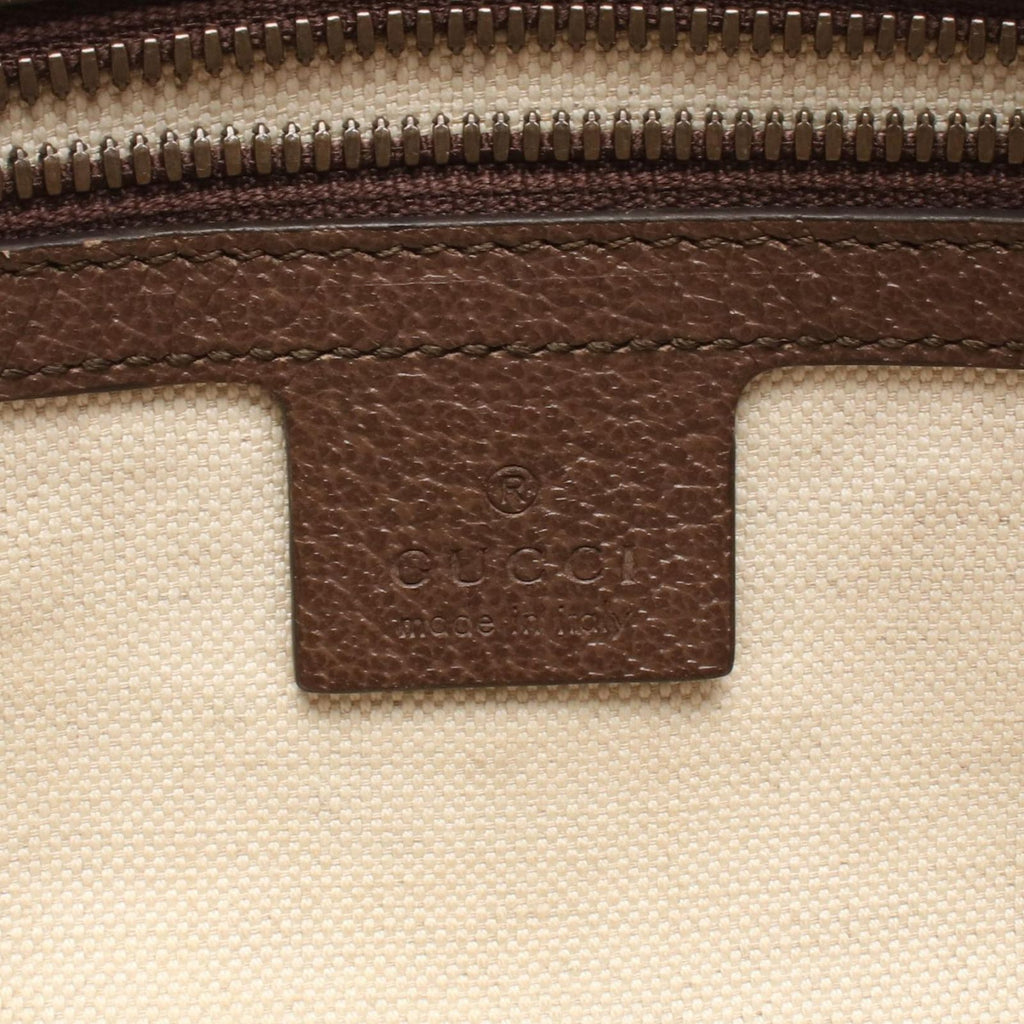 Gucci Waist Bag Ophidia GG Supreme Beige Dark Brown Canvas Leather — view 4