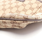 Gucci Shoulder Bag GG Canvas Beige Dark Brown — view 6