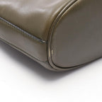 Celine Shoulder Bag Ganchini Khaki Leather — view 7
