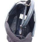 Fendi Handbag Mini Peekaboo Navy Leather — view 3