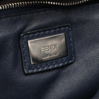 Fendi Handbag Mini Peekaboo Navy Leather — view 4