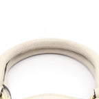 Prada Handbag Triangle Plate 2-Way White Leather Logo Hand — view 6