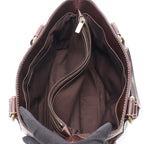 Celine Handbag Boogie Bag Dark Brown Leather — view 3