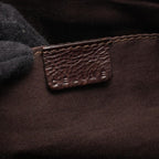 Celine Handbag Boogie Bag Dark Brown Leather — view 4
