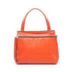 Celine Handbag Edge Medium Orange Leather Hand