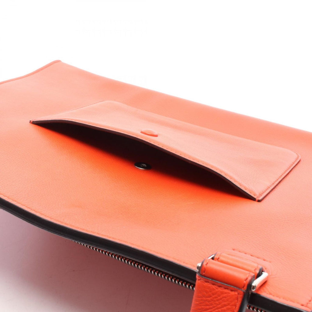 Celine Handbag Edge Medium Orange Leather Hand — view 9