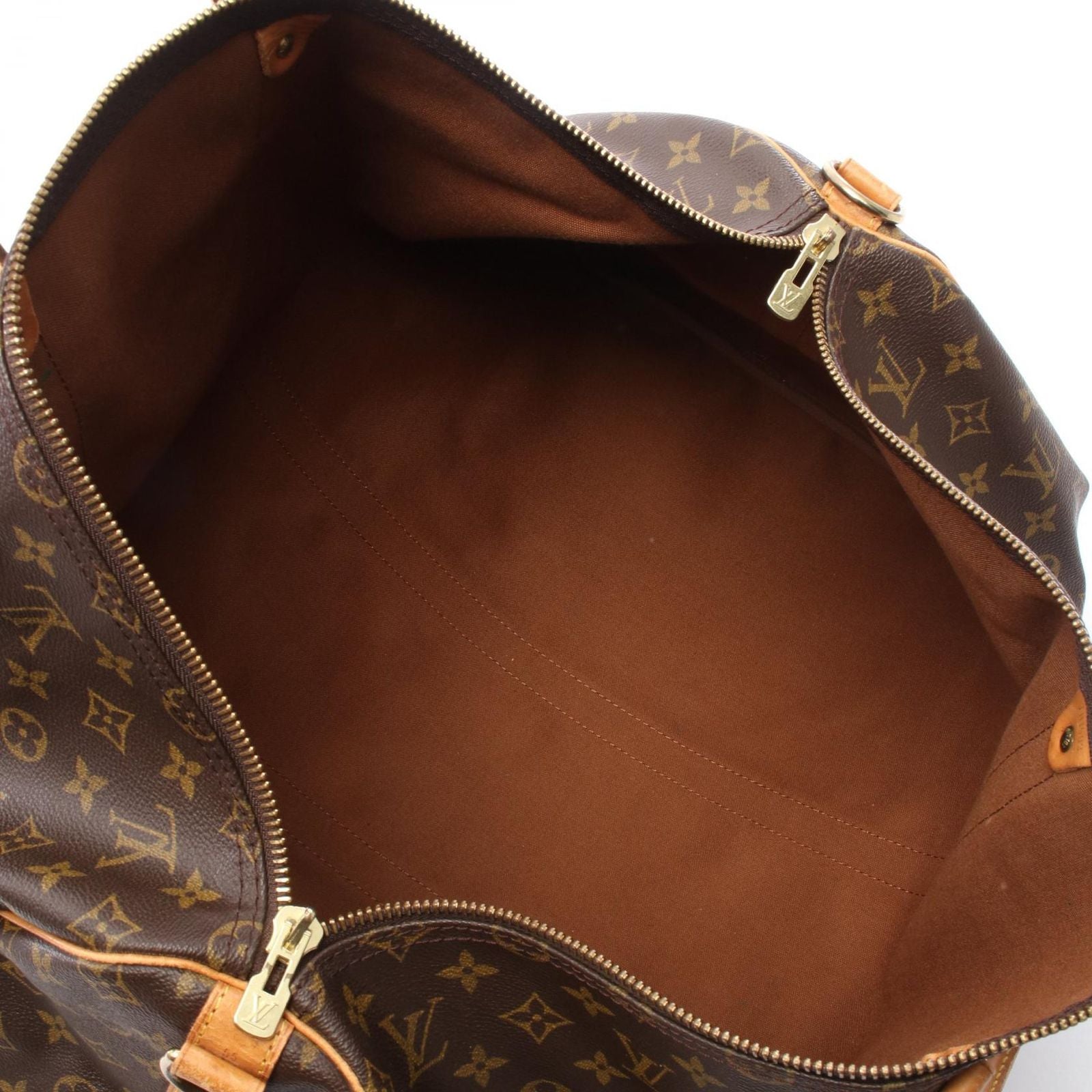 Louis Vuitton Boston Bag Keepall 55 Monogram 2-Way Canvas Leather Bandouliere 55 — view 3