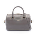 Saint Laurent Paris Handbag Baby Duffle 2-Way Gray Leather Shoulder