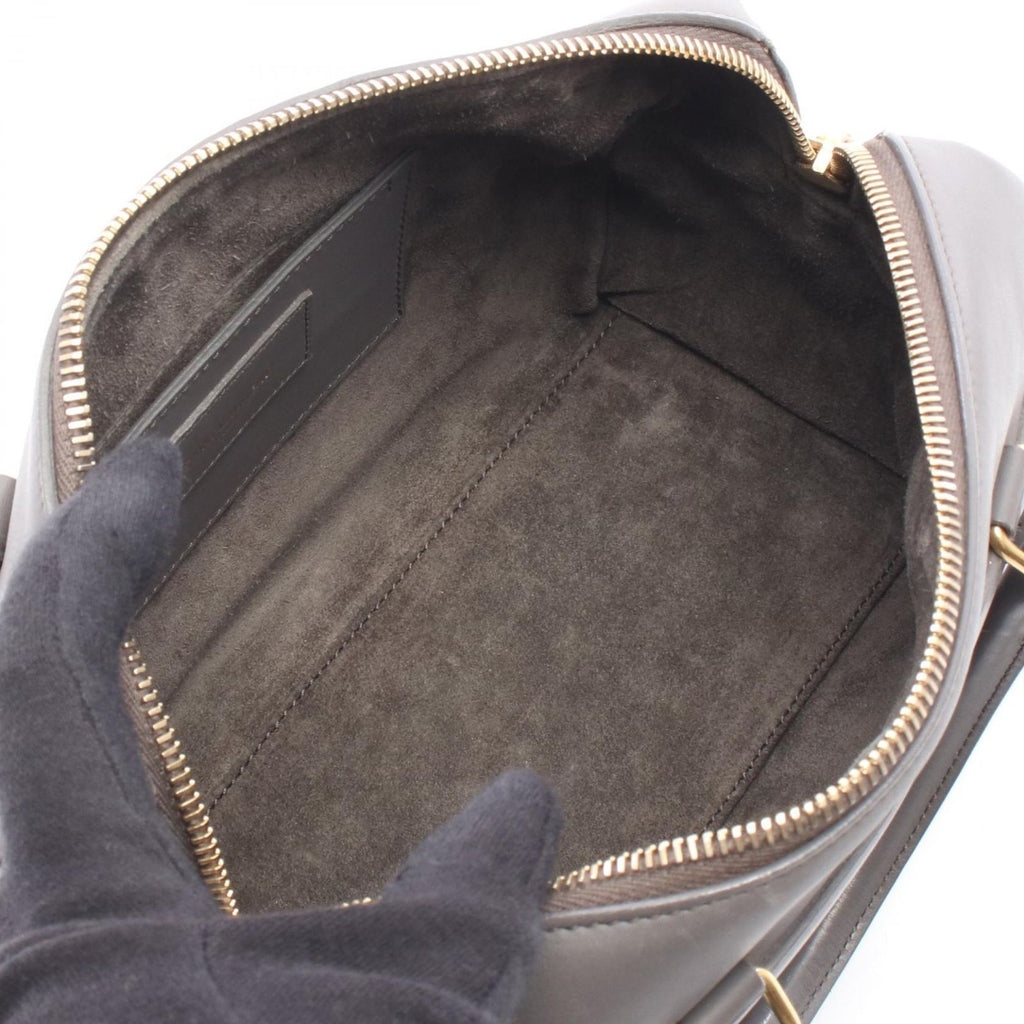 Saint Laurent Paris Handbag Baby Duffle 2-Way Gray Leather Shoulder — view 3