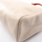 Hermes Handbag Herbag MM Ecru Natural Canvas Leather — view 8