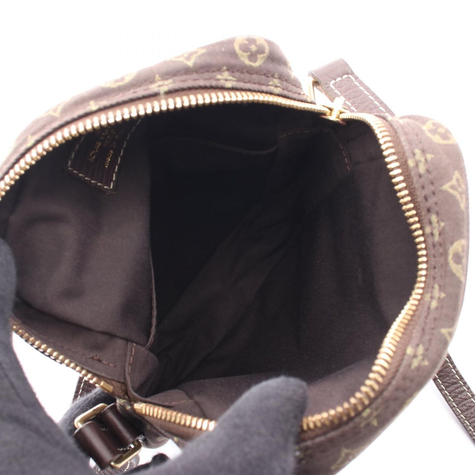 Louis Vuitton Shoulder Bag Pochette Danube Monogram Mini Lin Ebene Canvas — view 3