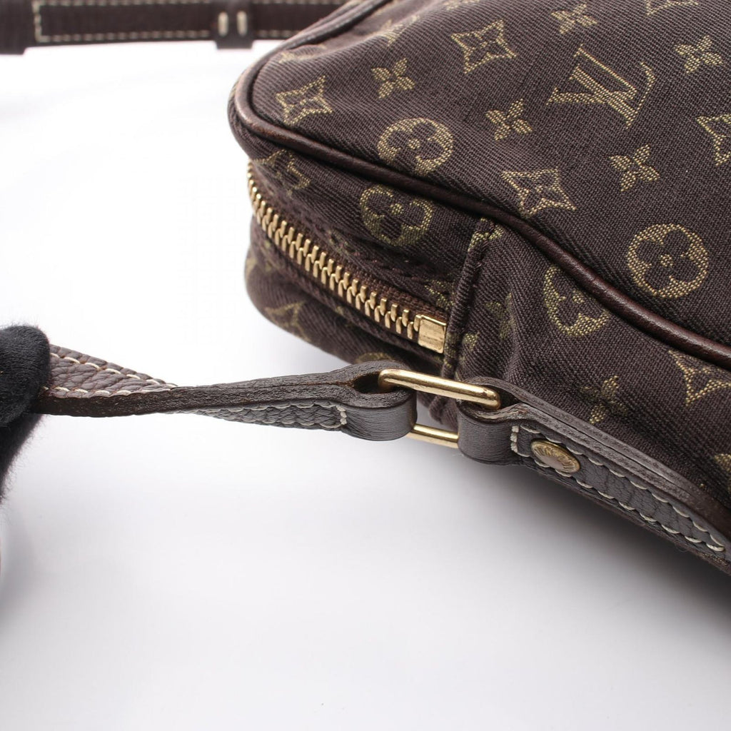 Louis Vuitton Shoulder Bag Pochette Danube Monogram Mini Lin Ebene Canvas — view 9
