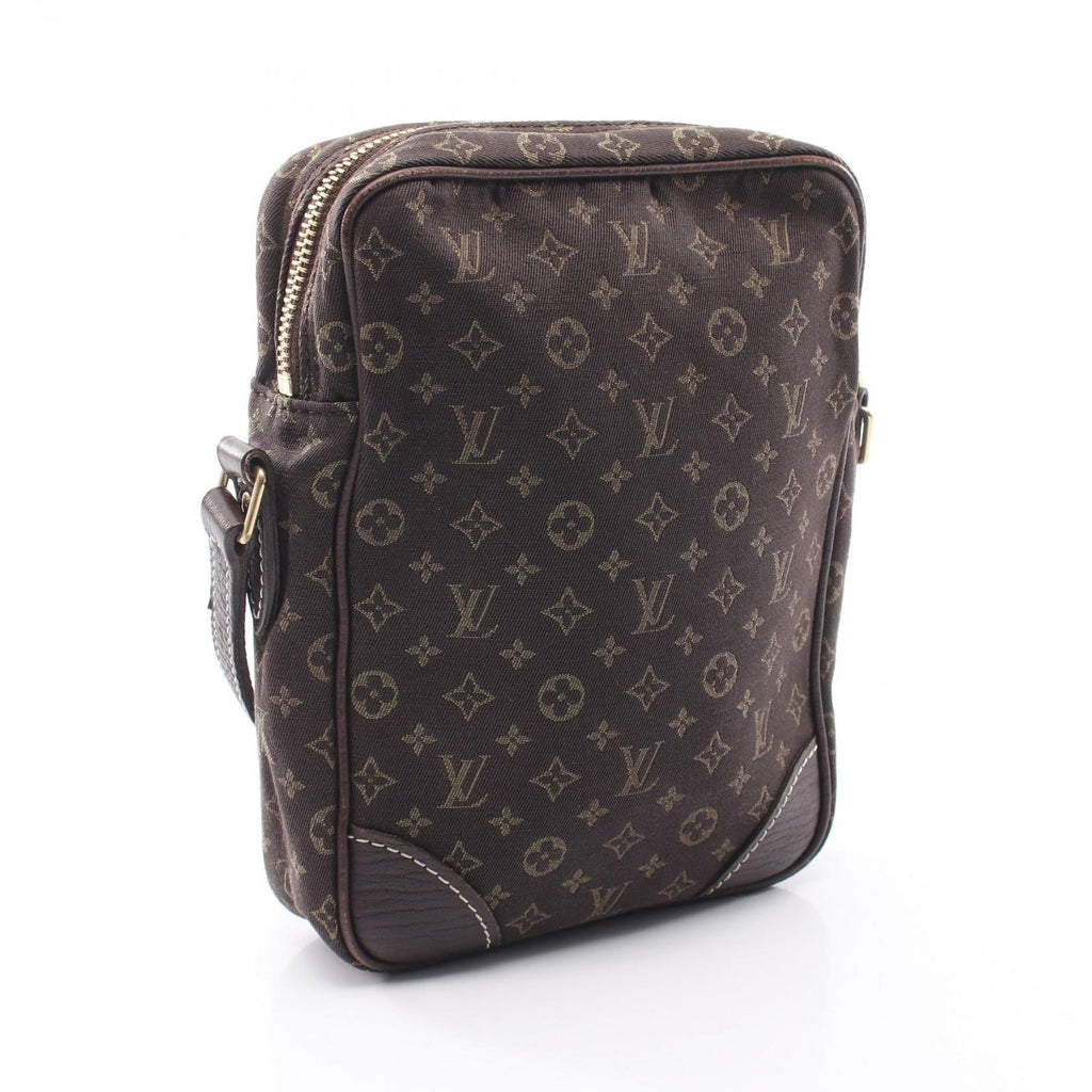 Louis Vuitton Shoulder Bag Pochette Danube Monogram Mini Lin Ebene Canvas — view 2