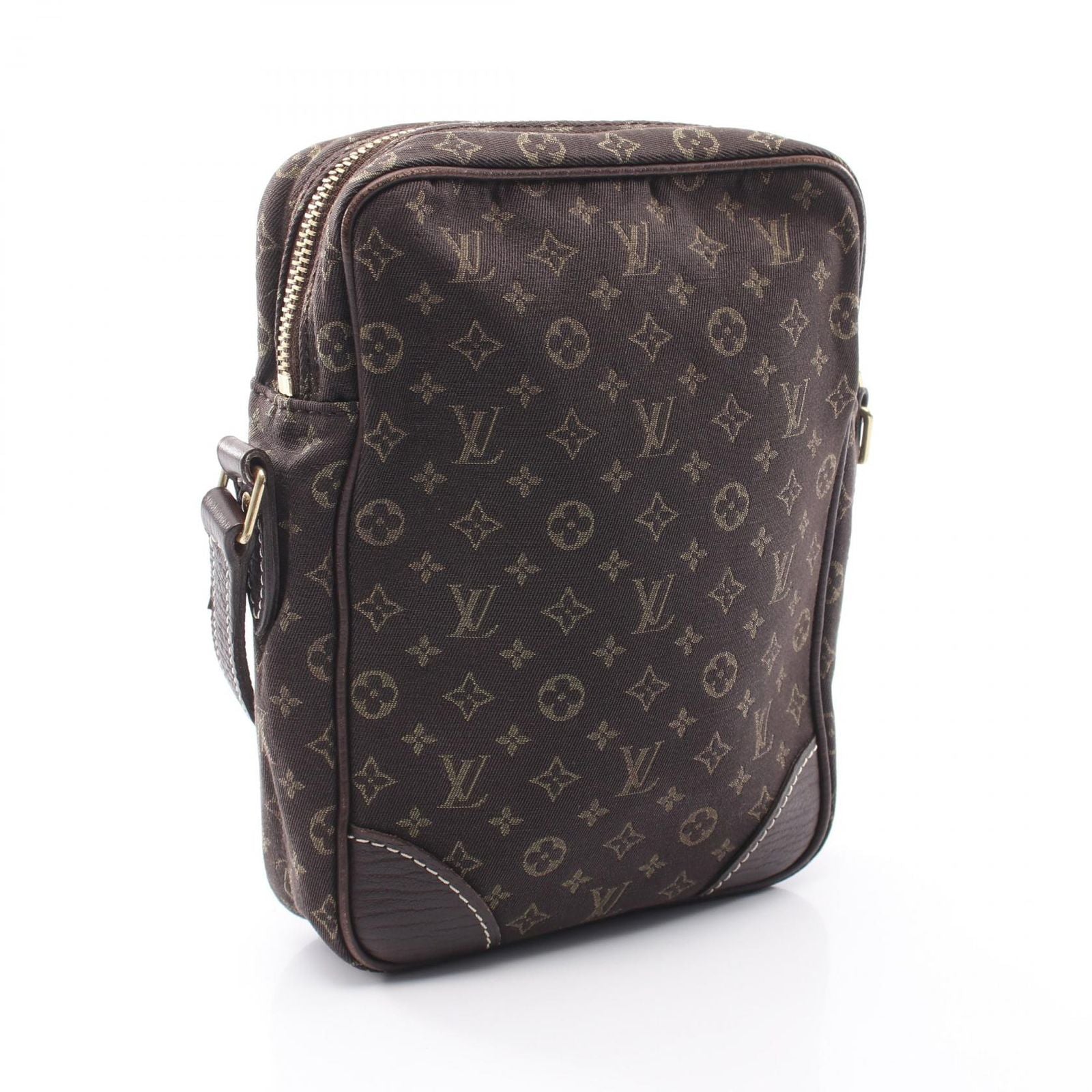 Louis Vuitton Shoulder Bag Pochette Danube Monogram Mini Lin Ebene Canvas — view 2