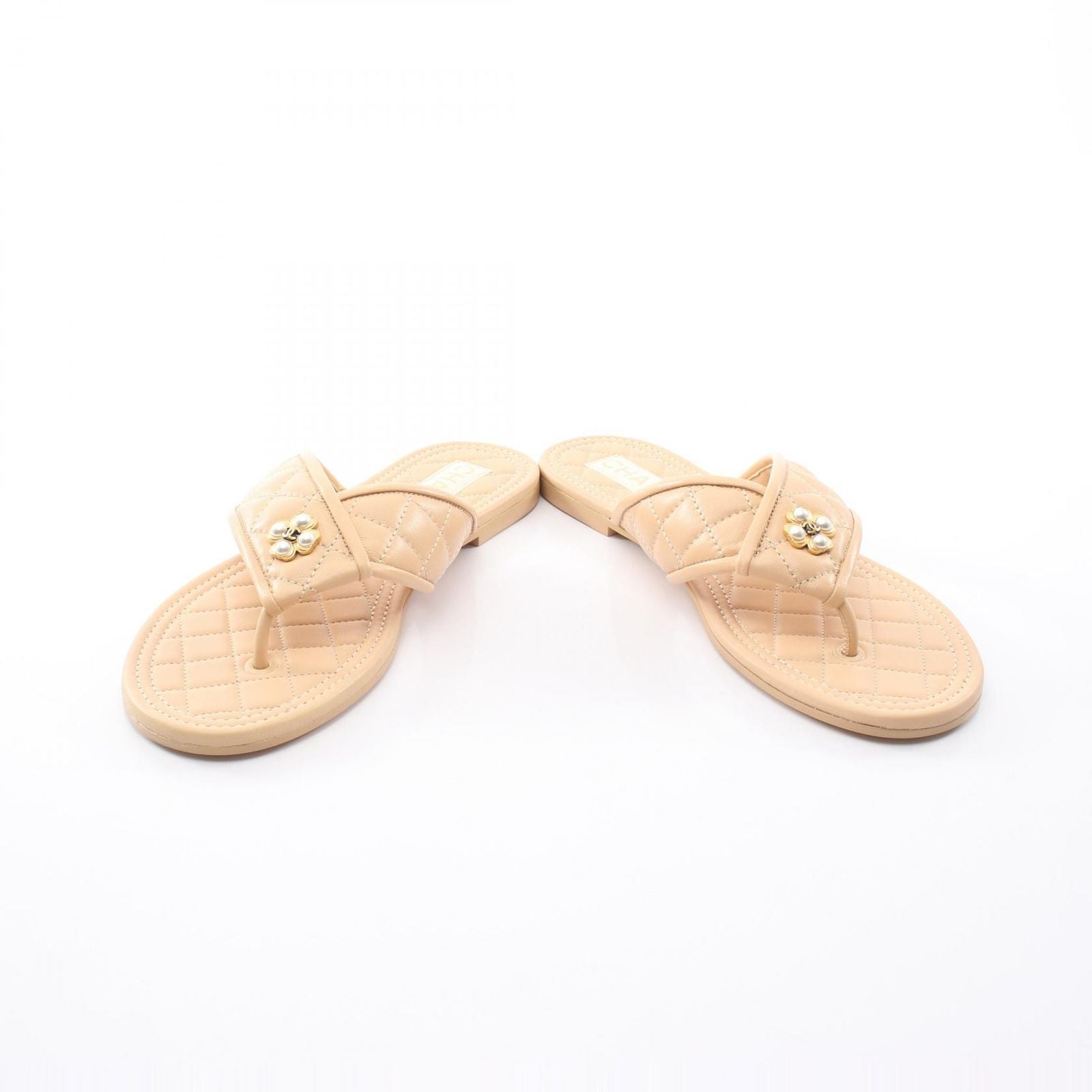 Chanel Sandals Quilted Leather — view 3