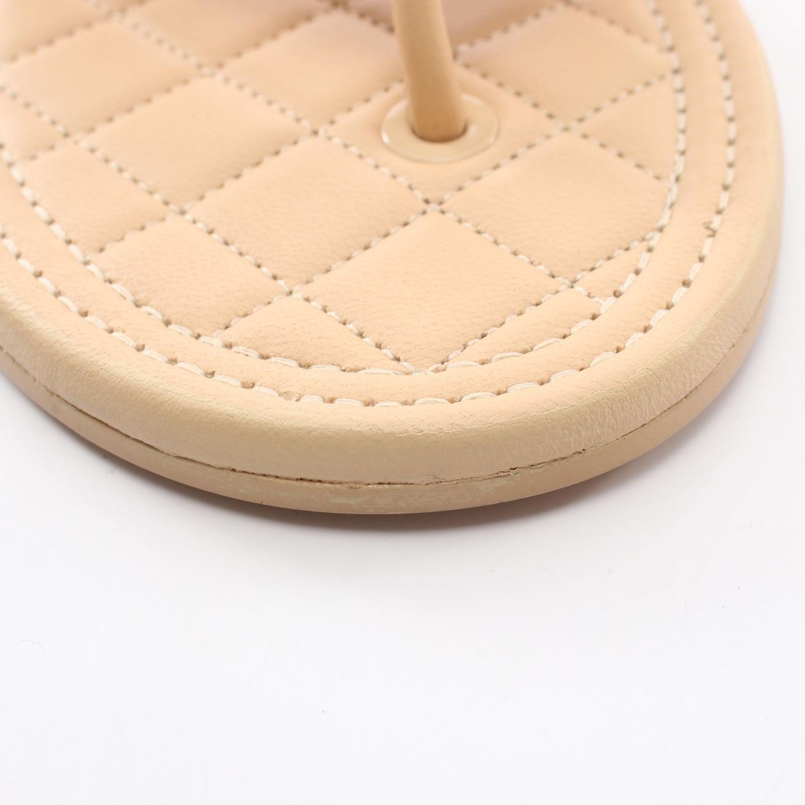 Chanel Sandals Quilted Leather — view 8