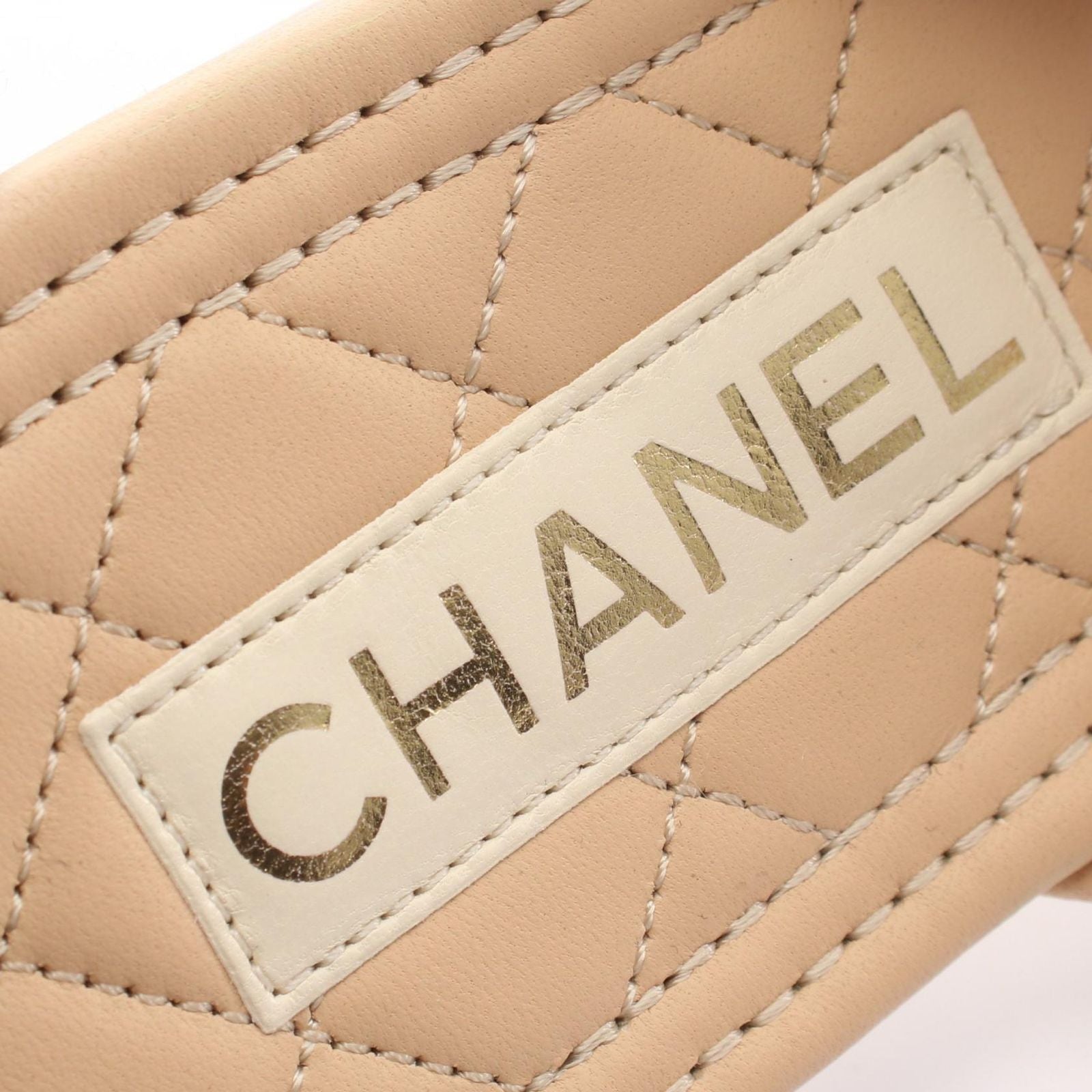 Chanel Sandals Quilted Leather — view 5
