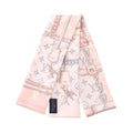 Louis Vuitton Scarf Bandeau Monogram Confidential Rose Cles Ribbon Silk