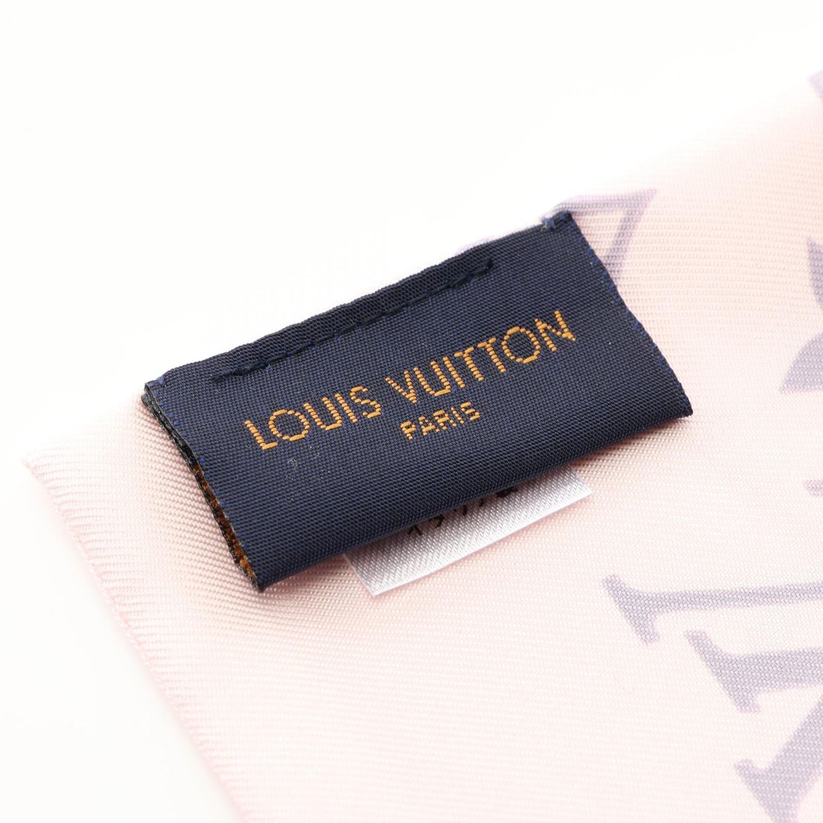 Louis Vuitton Scarf Bandeau Monogram Confidential Rose Cles Ribbon Silk — view 4