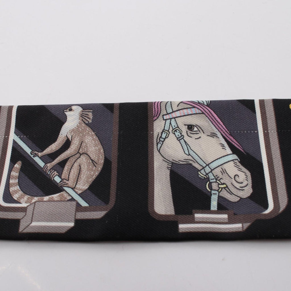 Hermes Scarf Twill Story Ribbon Silk — view 9
