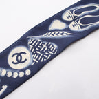 Chanel Scarf Icon Ribbon Silk — view 7