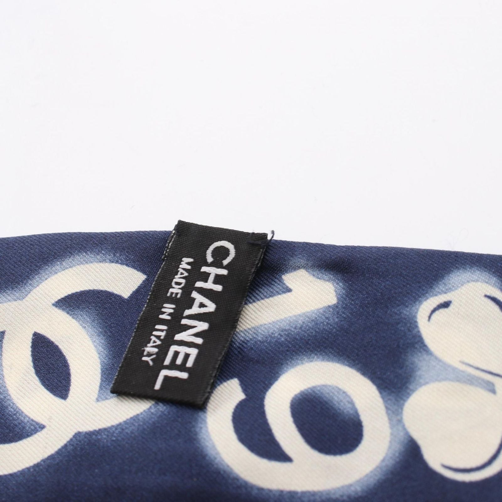 Chanel Scarf Icon Ribbon Silk — view 9