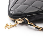 Chanel Shoulder Bag Girl Black Lambskin Chain — view 7