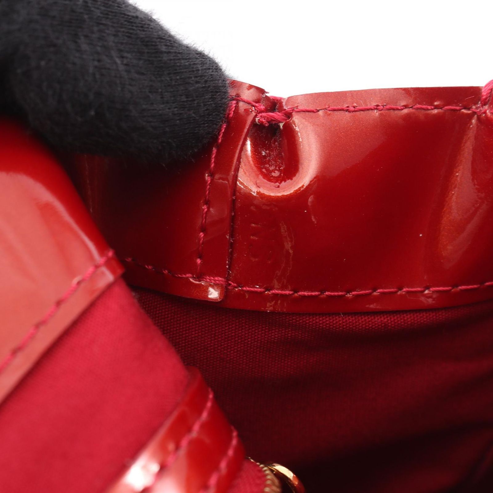 Louis Vuitton Handbag Wilshire PM Pomme D'amour Leather — view 5