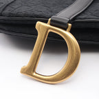Dior Shoulder Bag Oblique Jacquard Black Canvas Leather — view 6