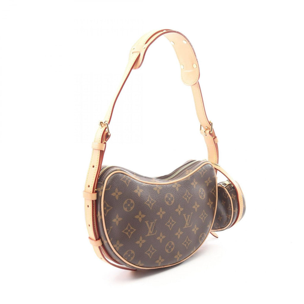 Louis Vuitton Shoulder Bag Croissant Monogram Canvas Leather — view 2