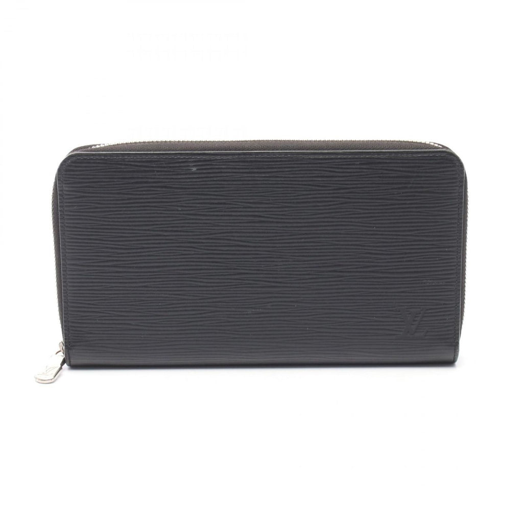 Louis Vuitton Round Wallet Zippy Organizer NM Epi Noir Leather