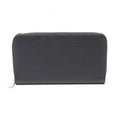 Louis Vuitton Round Wallet Zippy Organizer NM Epi Noir Leather