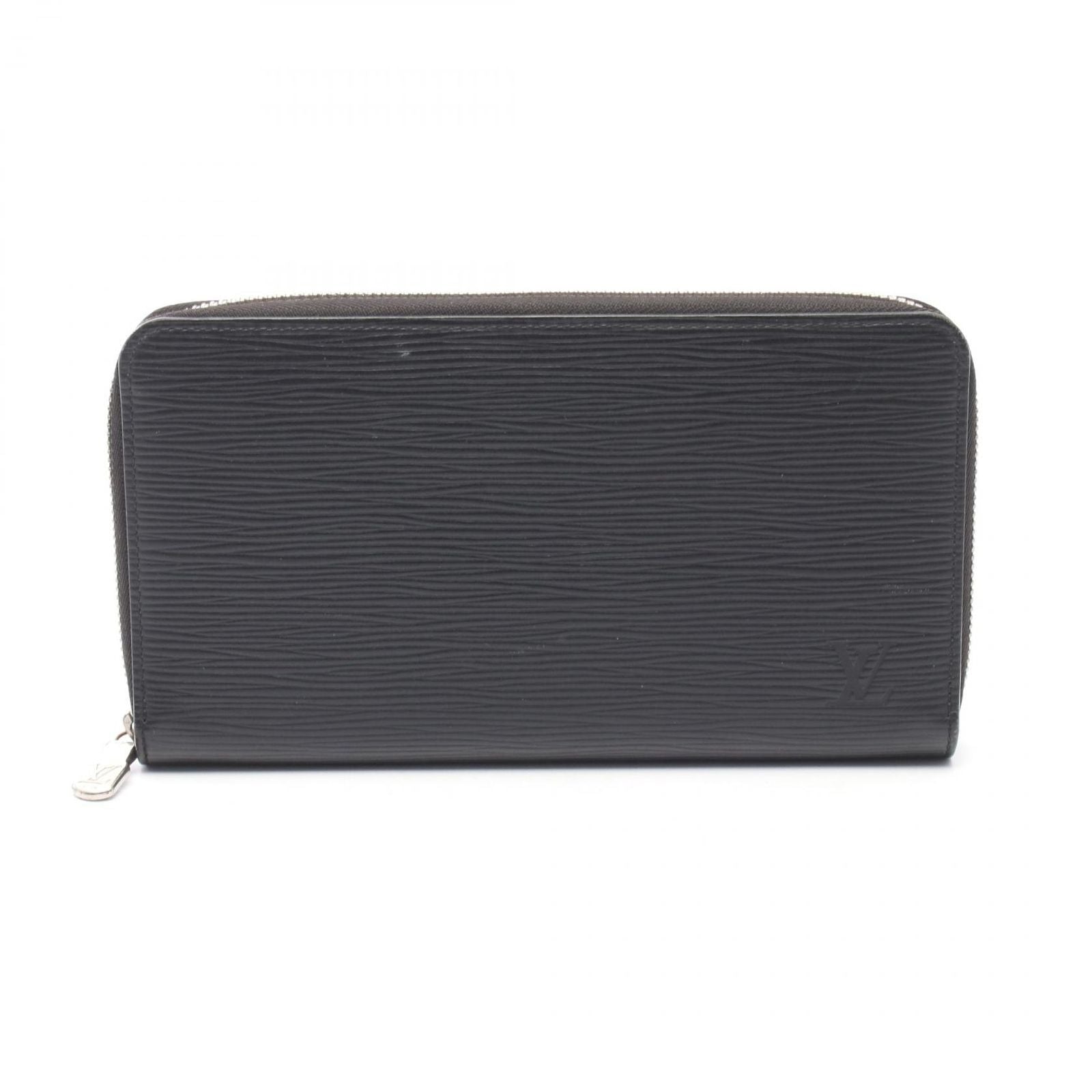 Louis Vuitton Round Wallet Zippy Organizer NM Epi Noir Leather