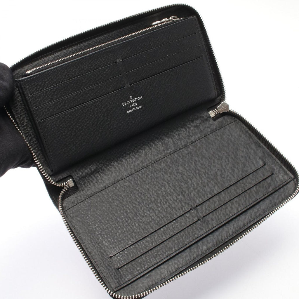 Louis Vuitton Round Wallet Zippy Organizer NM Epi Noir Leather — view 3