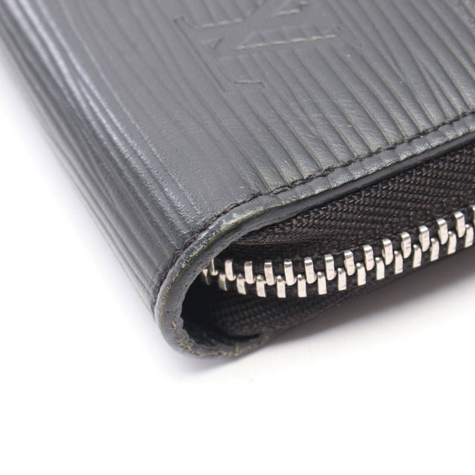 Louis Vuitton Round Wallet Zippy Organizer NM Epi Noir Leather — view 7