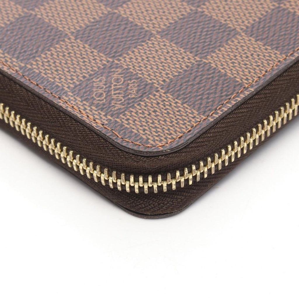 Louis Vuitton Round Wallet Zippy Damier Ebene — view 8