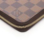 Louis Vuitton Round Wallet Zippy Damier Ebene — view 8